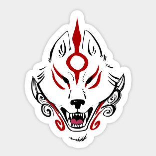 Okami Amaterasu (Plain White) Sticker